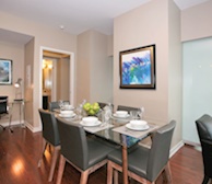 Dining Room Fully Furnished Apartment Suite Toronto