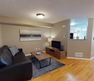 Living Room Free WiFi Fully Furnished Apartment Suite Kanata