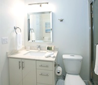 Master Bathroom Walk In Shower Fully Furnished Apartment Suite Scarborough