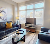 Living Room Free WiFi Fully Furnished Apartment Suite Oakville