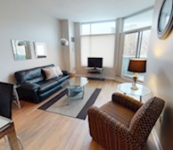 203 Living Room Free WiFi Fully Furnished Apartment Suite Ottawa