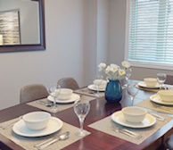 Dining Room Fully Furnished Apartment Suite Brampton