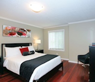 Master Bedroom Queen Mattress Fully Furnished Apartment Suite Markham