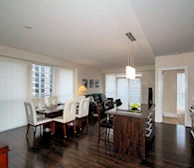 Dining Room Fully Furnished Apartment Suite Midtown Toronto