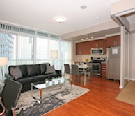 Living Room Free WiFi Fully Furnished Apartment Suite Toronto