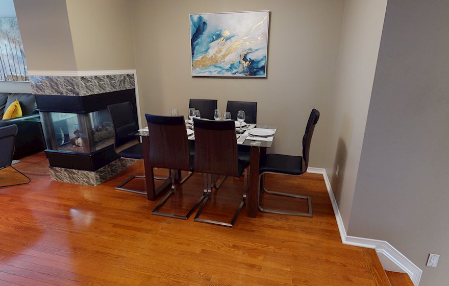 Dining Room Fully Furnished Apartment Suite Ottawa