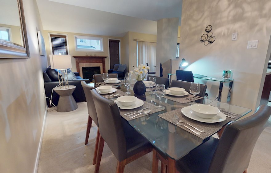 Dining Room Fully Furnished Apartment Suite Kanata