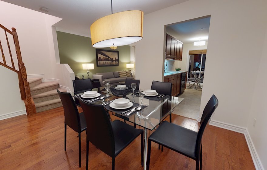 Dining Room Fully Furnished Apartment Suite Ottawa