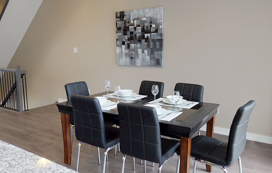 Dining Room Fully Furnished Apartment Suite Oakville