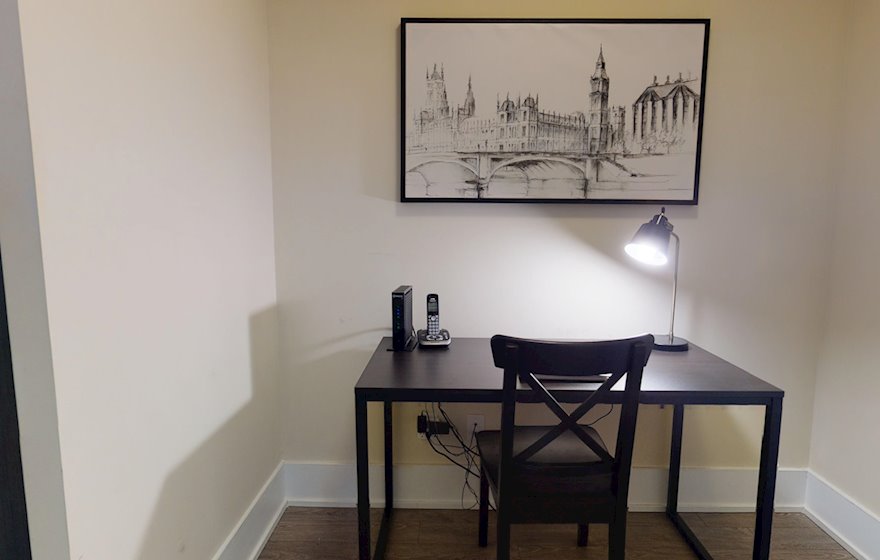 Designated Office Desk Free WiFi Free National Telephone Calls Toronto